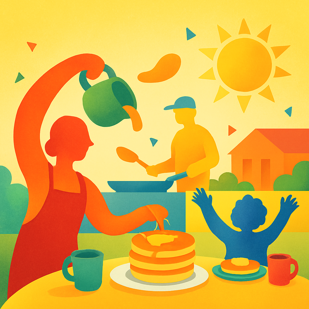Saturday Pancake Breakfast Fundraiser—All Welcome!