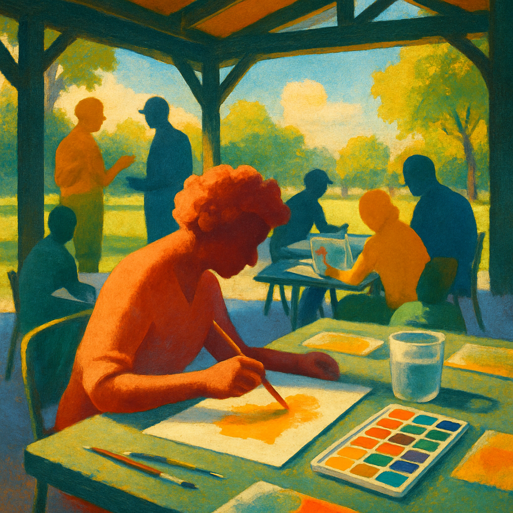 Community Art Class in the Park—This Saturday Afternoon