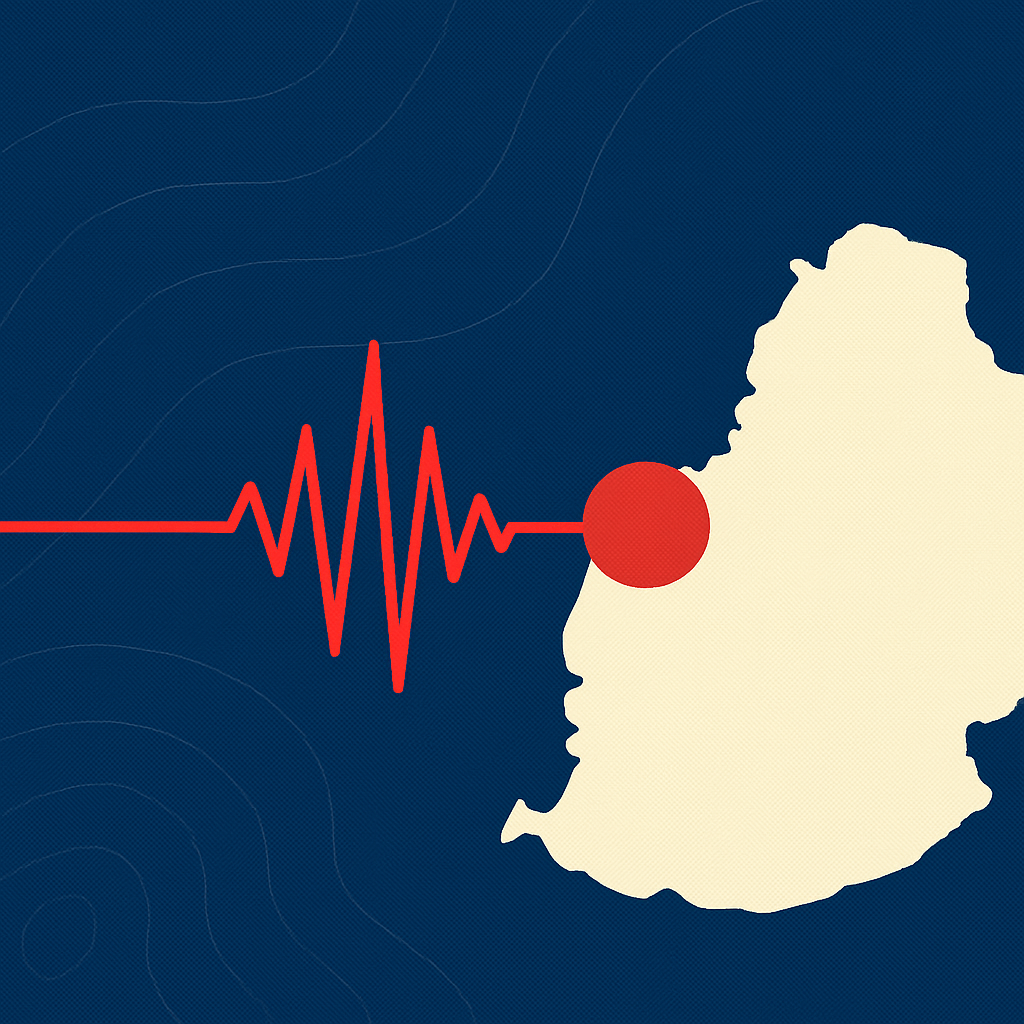 M4.9 earthquake near Port Mathurin, Mauritius on July 6