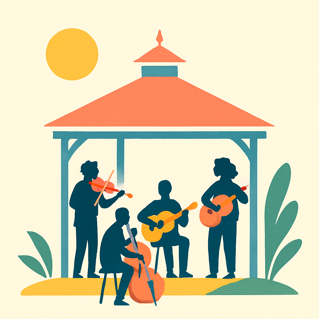 Music Jam Session at the Gazebo—This Saturday Evening