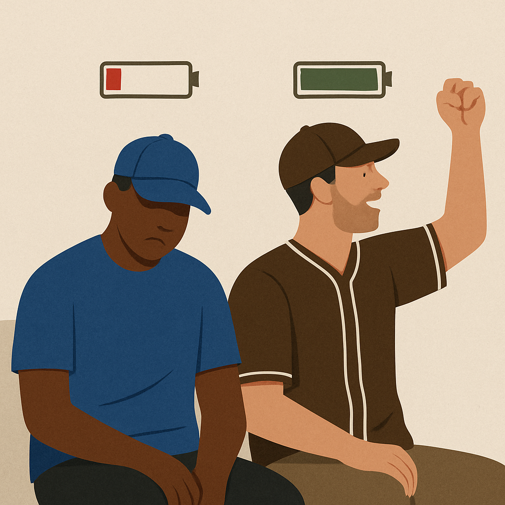 Dodgers Fan vs. Padres Fan Energy Levels