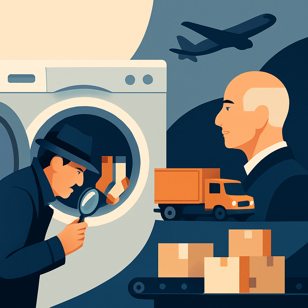 The Laundry Sock Disappearance vs. Jeff Bezos's Supply Chain Mastery