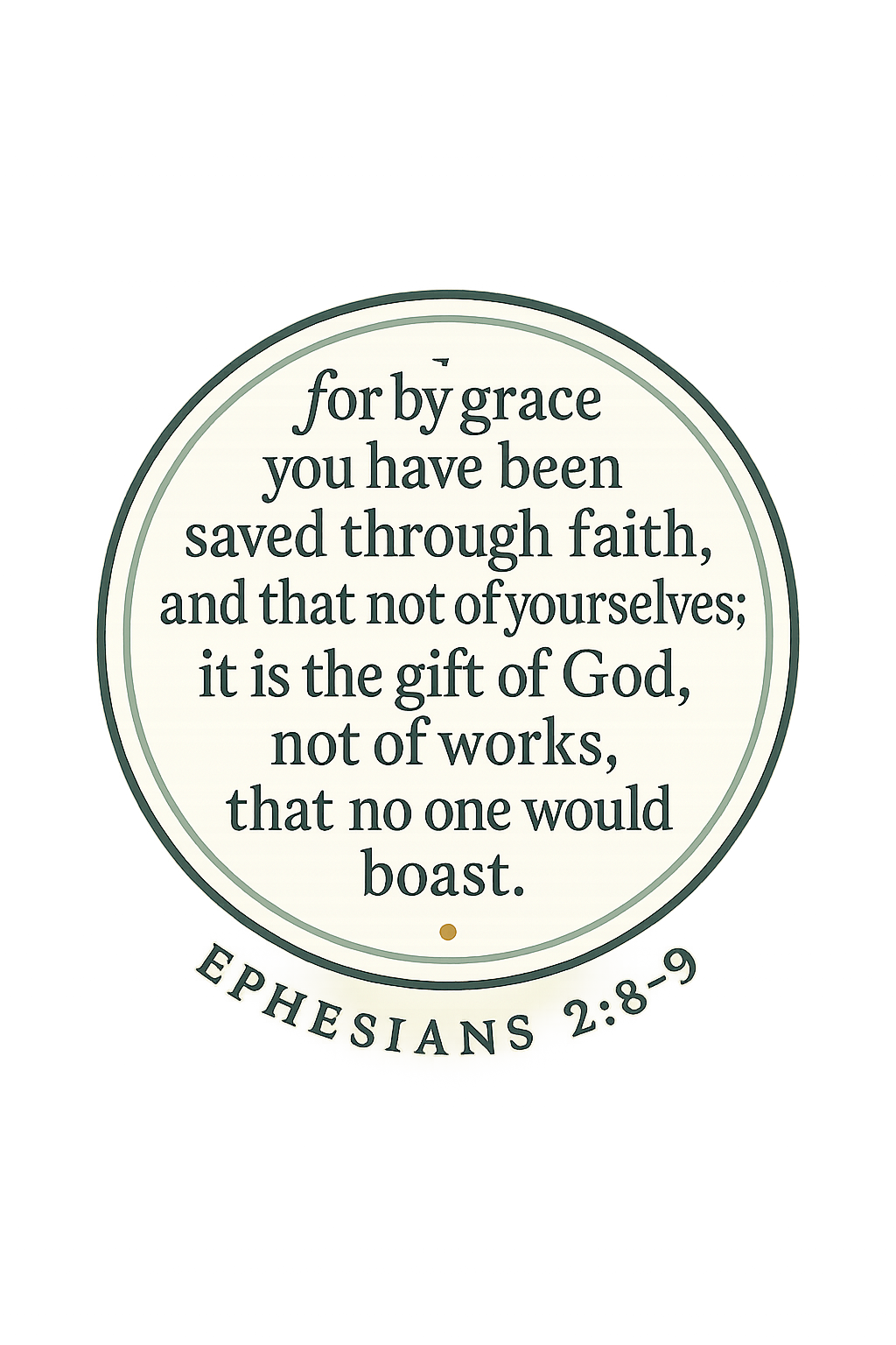 Grace Received, Not Earned