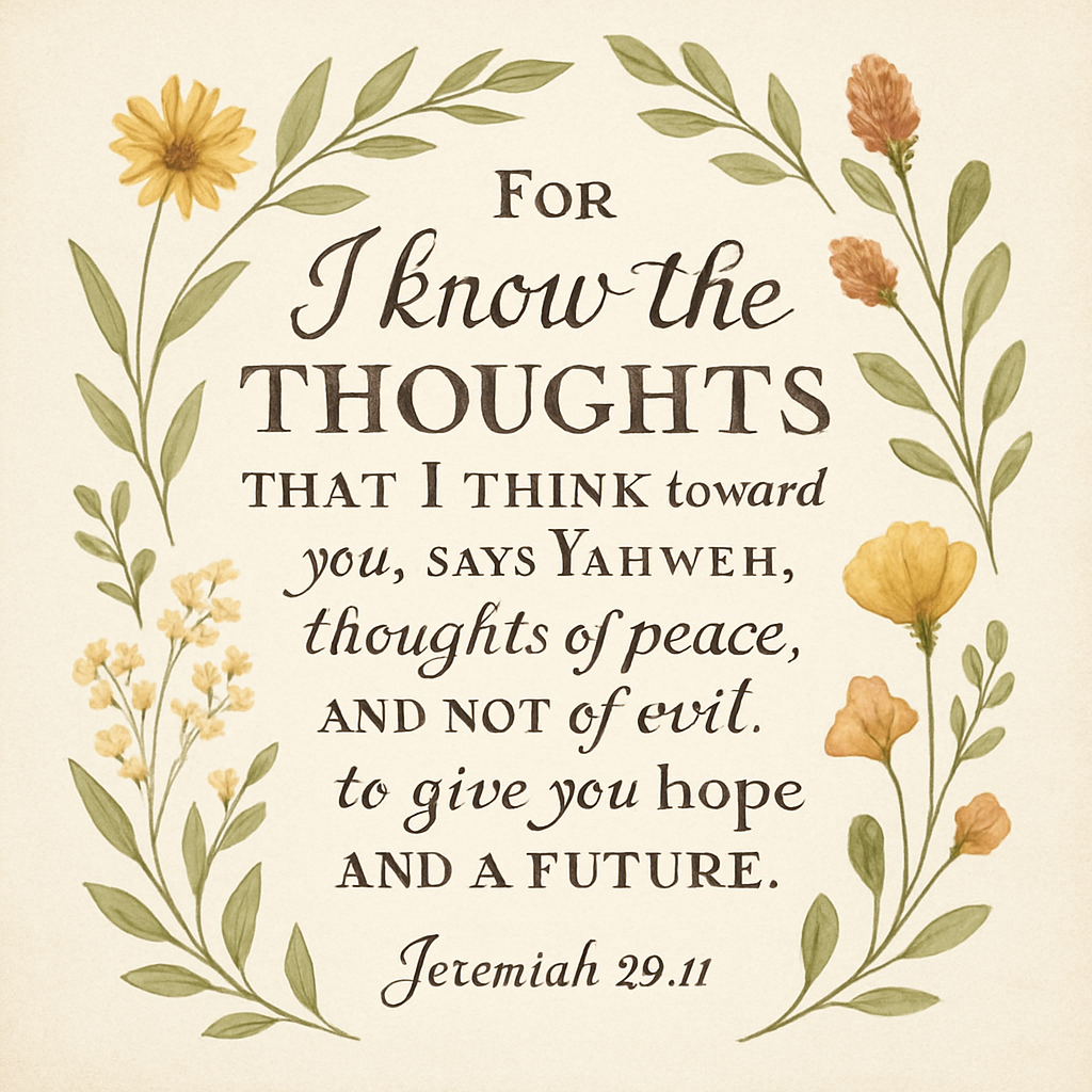 God's Thoughts Toward You Are Good