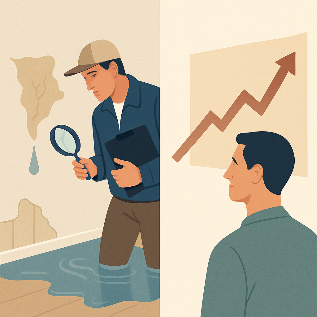 The Water Damage Investigation vs. Your Bank Account's Comeback