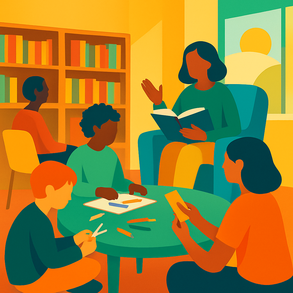 Story Time & Craft Circle at the Library—This Saturday Afternoon