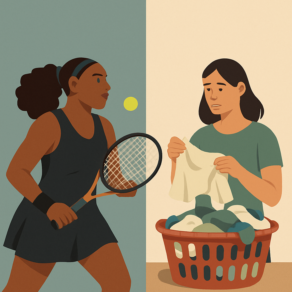 The Serena Williams Comeback vs. Your Laundry Comeback